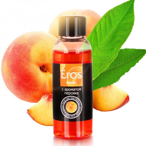Массажное масло с ароматом персика Eros Exotic 50 мл
