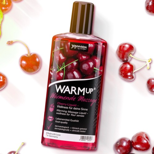 Разогревающее массажное масло WARMup со вкусом вишни 150 мл