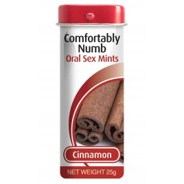 Леденцы для глубокого минета со вкусом корицы Comfortably Numb Oral Sex Mints 25 гр
