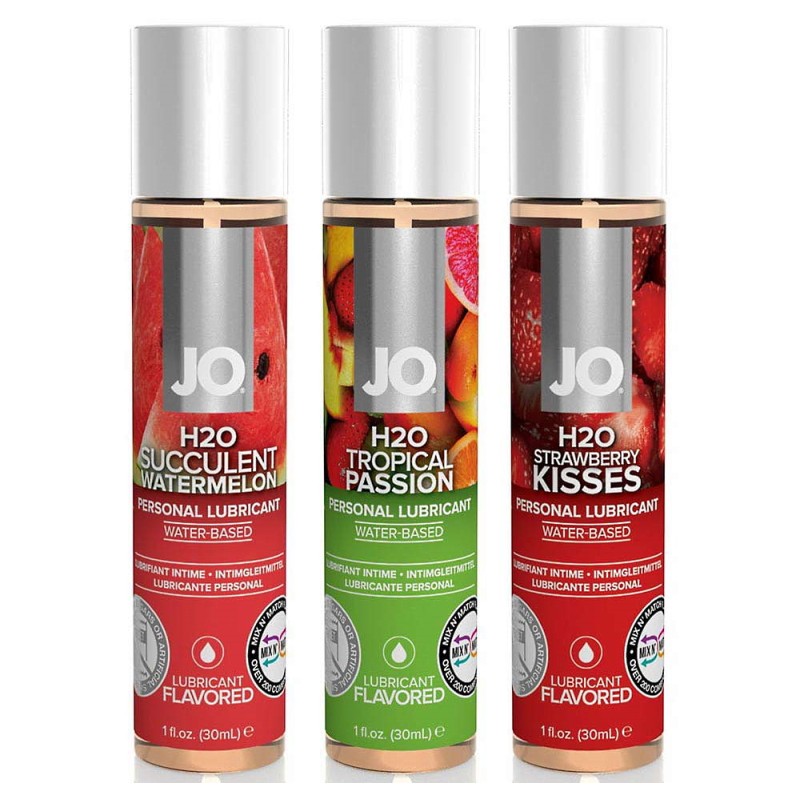 Набор лубрикантов для орального и вагинального секса JO Tri-Me Triple Pack Flavors 3 шт.
