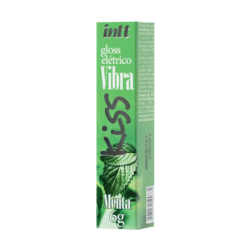 Блеск для губ Intt Gloss Vibe Mint с эффектом вибрации, мятный 6 гр
