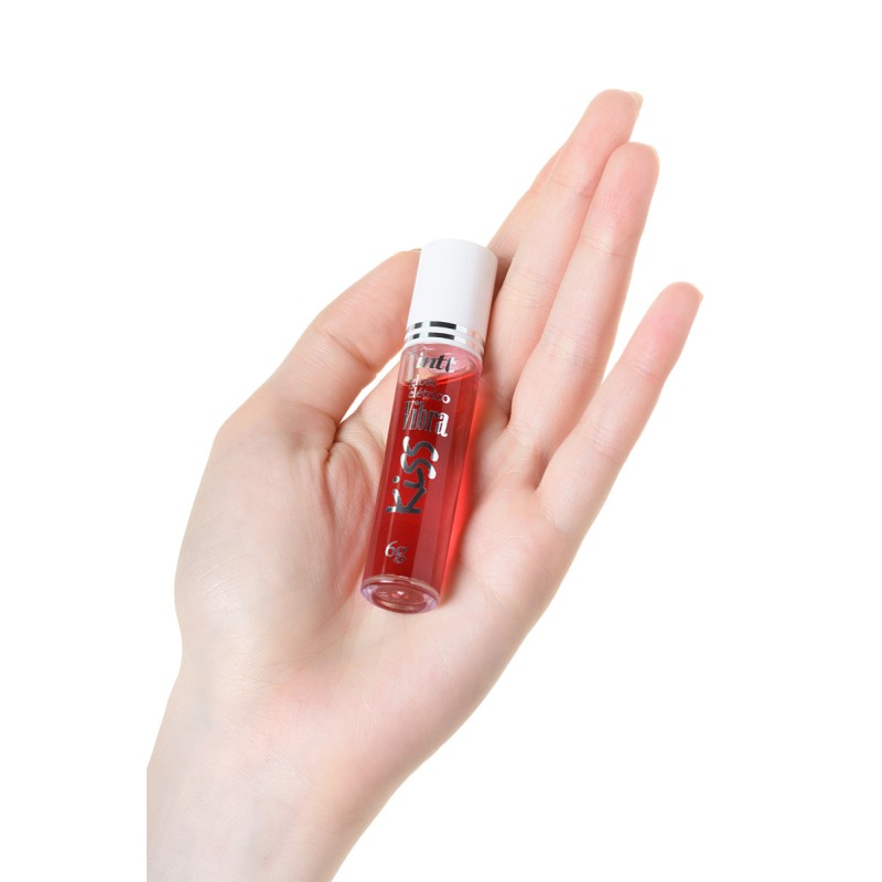 Блеск для губ Intt Gloss Vibe Strawberry с эффектом вибрации, клубника 6 гр