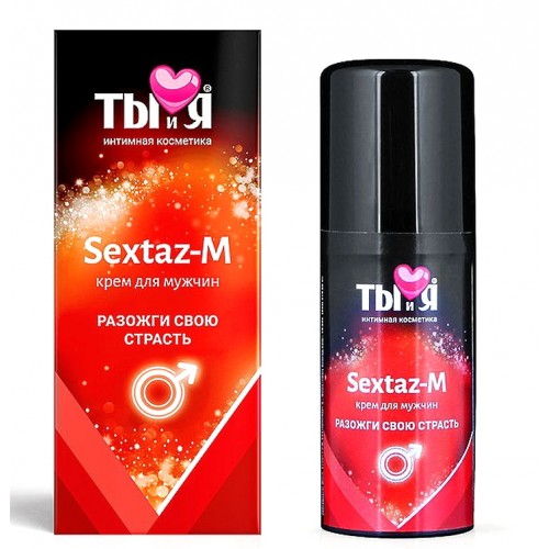 Крем для мужчин Sextaz-M с разогревающим эффектом 20 мл