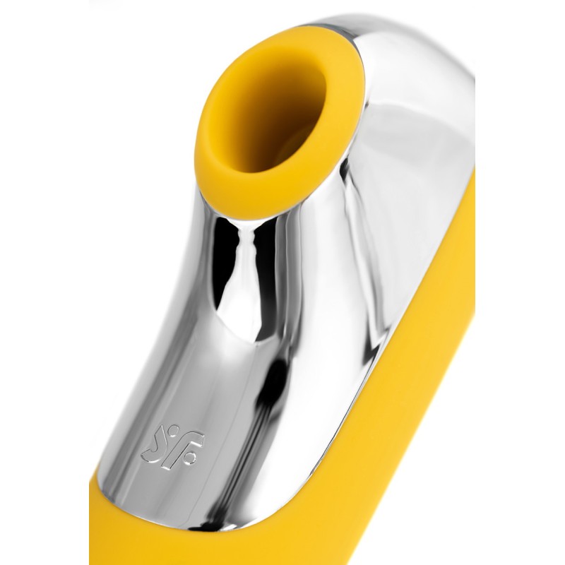 Клиторальный смарт-стимулятор с вибрацией Satisfyer Dual Love желтый