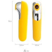 Клиторальный смарт-стимулятор с вибрацией Satisfyer Dual Love желтый