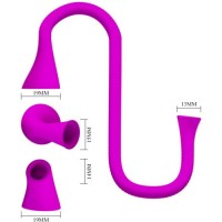 Посасывающий вибростимулятор для клитора Romance 3 в 1 BI-014446