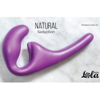 Безремневой анальный страпон Natural Seduction фиолетовый