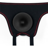 Фото Lovetoy, Китай Страпон черный Easy Strapon Set 20 см