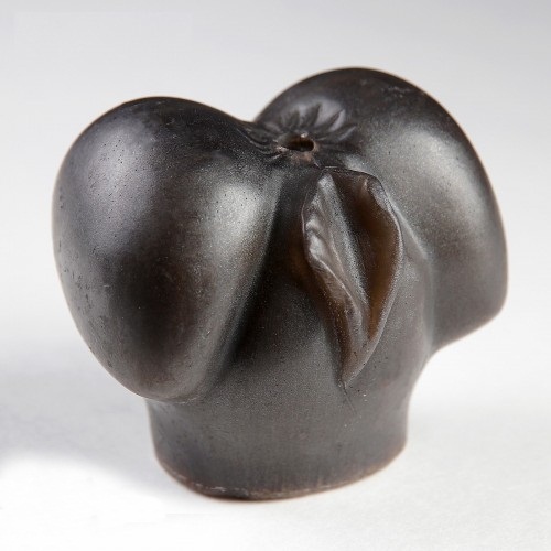 Фигурное мыло шоколадного цвета Цветок любви 190 грамм
