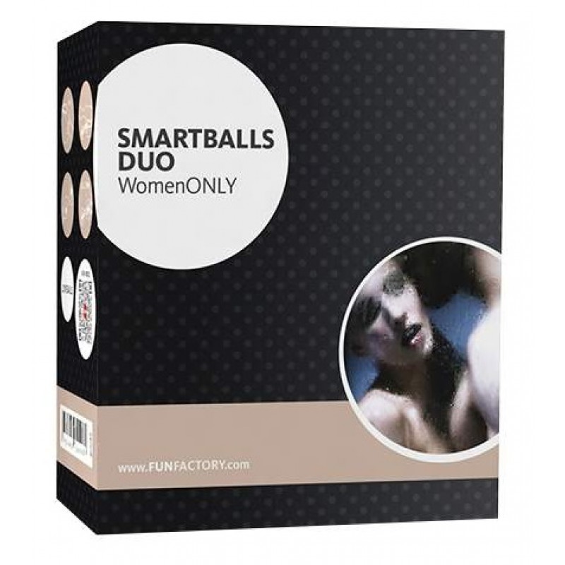 Вагинальные шарики Fun Factory Smartballs Duo черно-серые