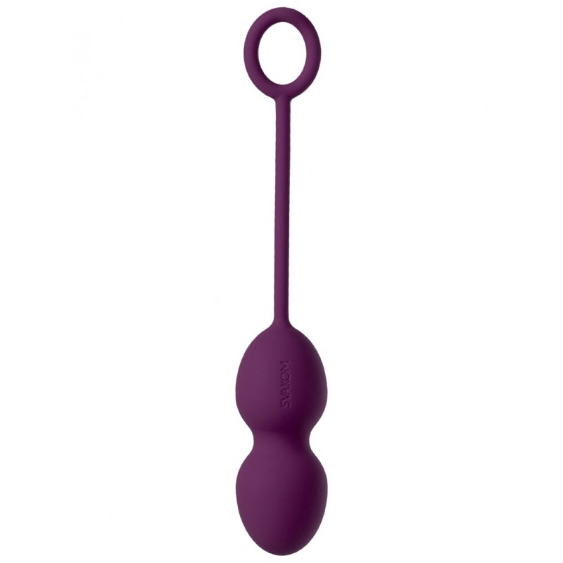Фиолетовые вагинальные шарики Nova Ball Svakom со смещенным центром тяжести