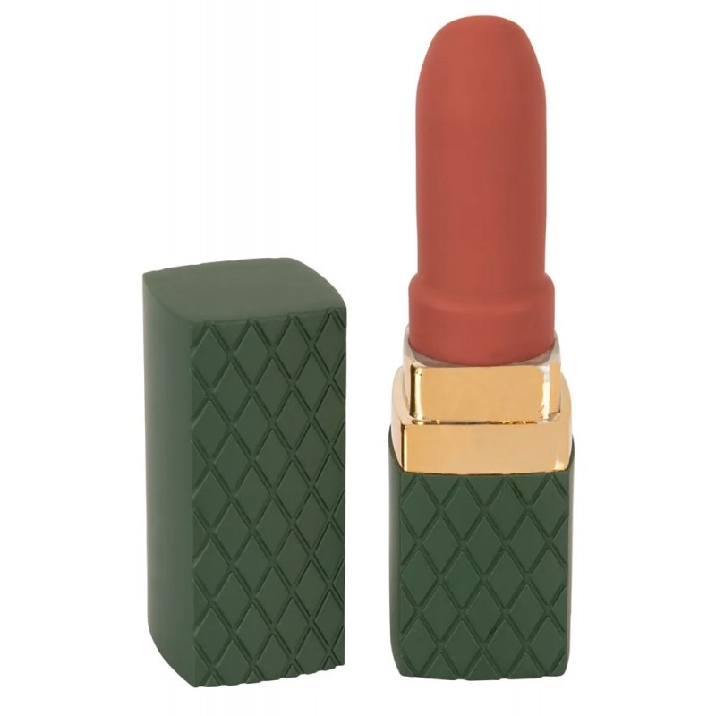 Мини-вибратор Emerald Split Lipstick Luxurious