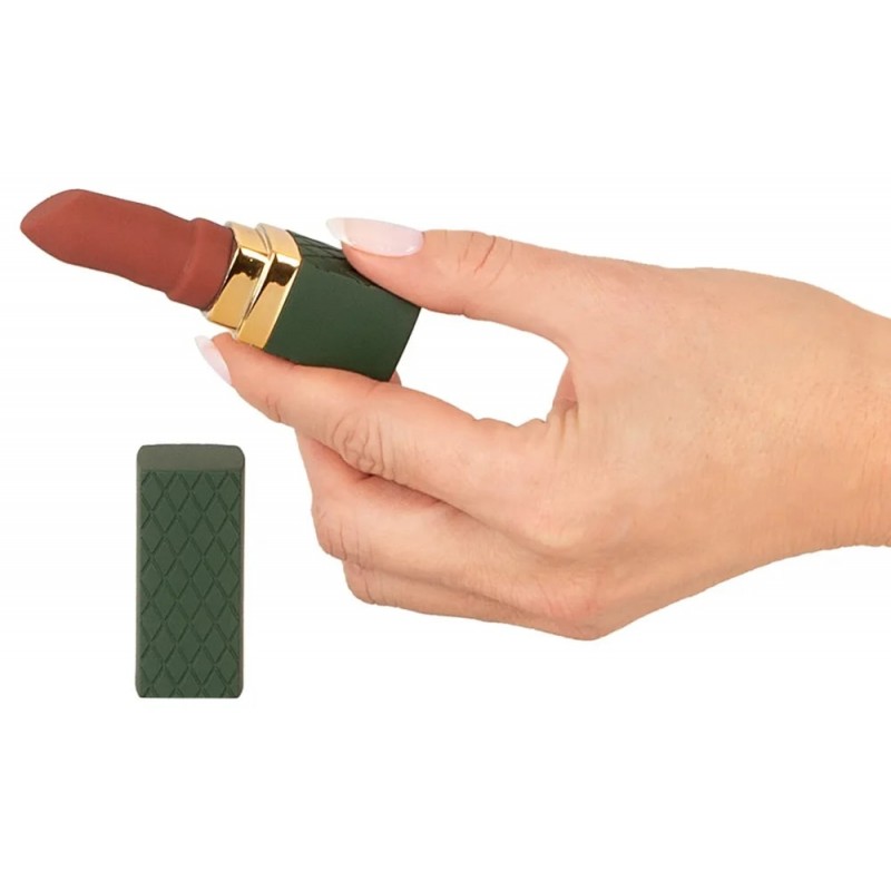 Мини-вибратор Emerald Split Lipstick Luxurious