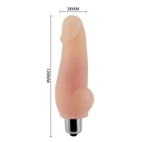Реалистичный мини-вибратор Super Mini 12 см