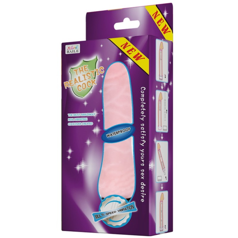 Реалистичный вибратор The Realistic Cock 19 см