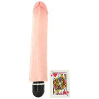 Телесный вибратор-реалистик 10 Vibrating Stiffy