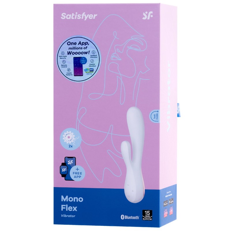 Смарт-вибратор Satisfyer Mono Flex белый