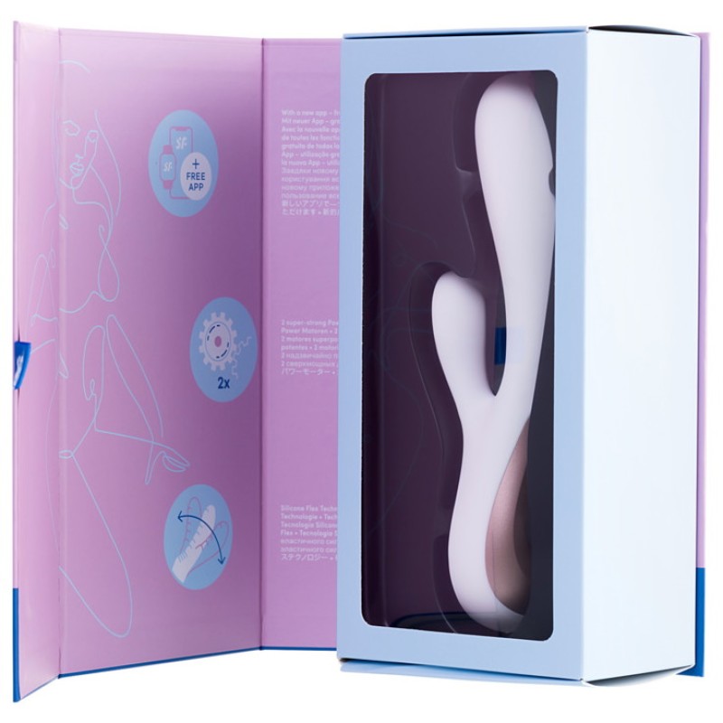 Смарт-вибратор Satisfyer Mono Flex белый