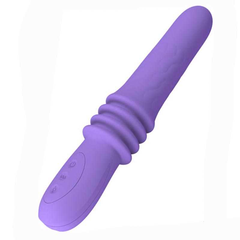 Фиолетовый вибратор Susie с поступательными движениями