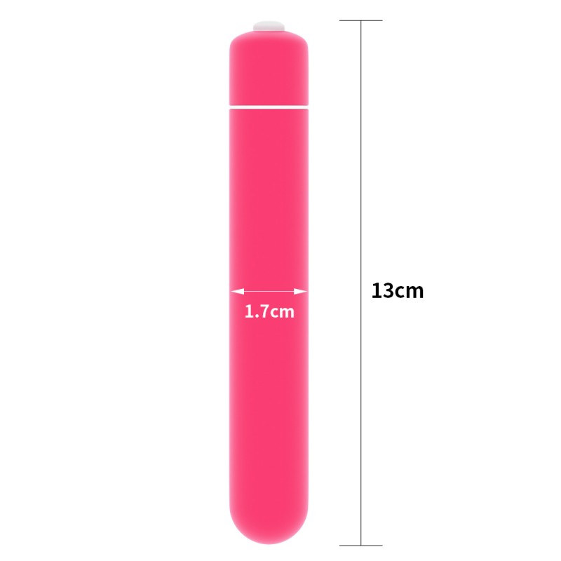 Мини-вибратор X-Basic Bullet Lovetoy с 10 режимами розовый