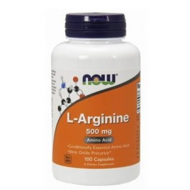 Бад для мужчин Now L-Arginine 500 мг, 100 капсул