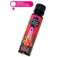 Биостимулирующий концентрат для женщин Пуля Erotic Hard Woman со вкусом земляники и клюквы 100 мл