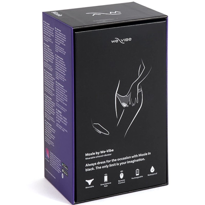 Смарт-вибростимулятор клитора We-Vibe Moxie черный