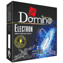 Презервативы ароматизированые Domino Electron 3 шт