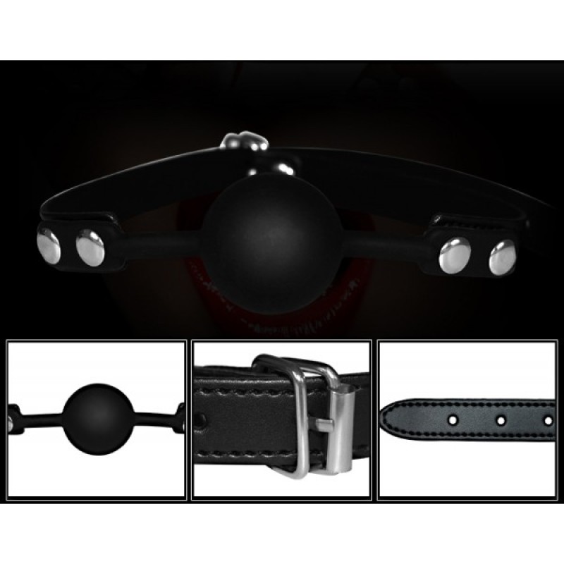 Набор для ролевых игр Deluxe Bondage Kit (маска, мини-вибратор, плеть, кляп-шар)