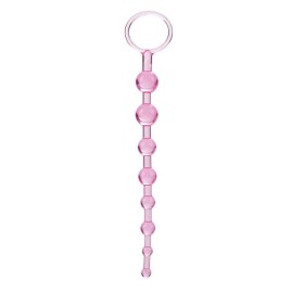 Анальная цепочка First Time Love Beads розовая