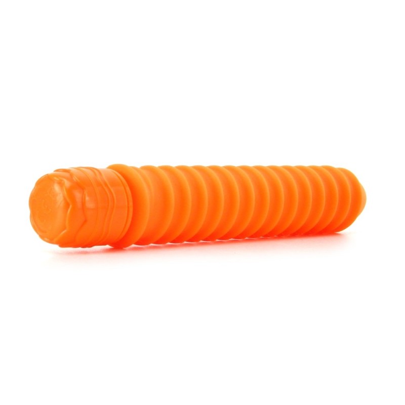 Ярко-оранжевый спиральный вибратор Sorority Screw