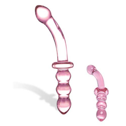 Изображение Glas, USA Анально-вагинальный фаллос из стекла Purple Pacifier