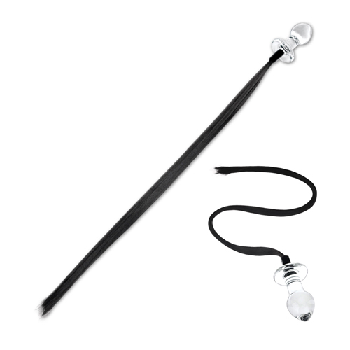 Изображение Glas, USA Плаг Pony Play из кристального стекла