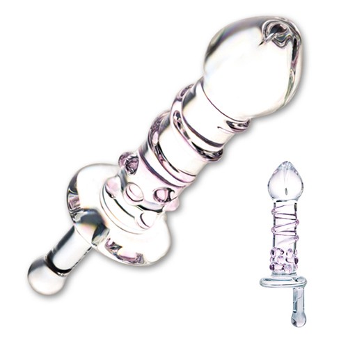 Фото Glas, USA Плаг с ручкой Indulgence Swirly