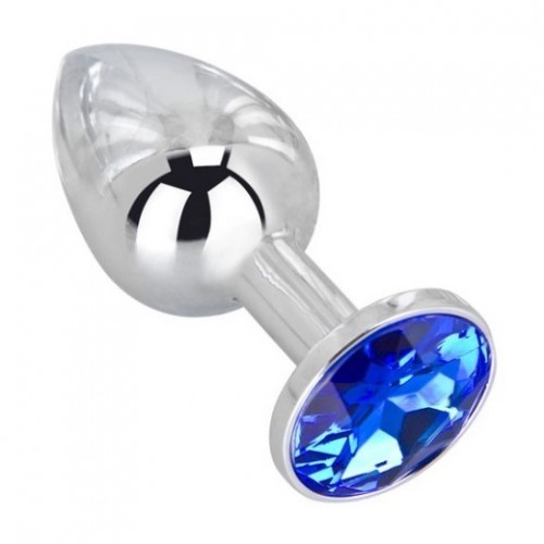 Изображение HSY, Китай Мини-плаг из стали с кристаллом Blue Space