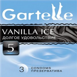 Презервативы Gartelle № 3 Vanilla ice Долгое удовольствие