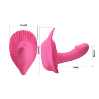 Смарт-стимулятор клитора с вагинальным отростком Fancy Clamshell Smart