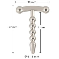 Металлический уретральный буж Penisplug Anchor Small