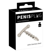 Металлический уретральный буж Penisplug Anchor Small