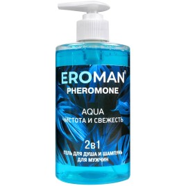 Шампунь-гель для душа с феромонами Eroman Aqua 430 мл