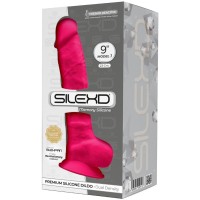 Фаллоимитатор с эффектом памяти SilexD Premium Dildo 23 см розовый