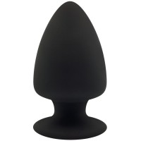 Анальная втулка с эффектом памяти SilexD Premium Silicone Plug S черная