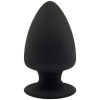 Анальная втулка с эффектом памяти SilexD Premium Silicone Plug XS черная