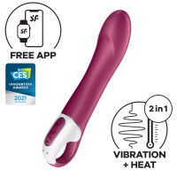 Смарт-вибратор с подогревом Satisfyer Big Heat