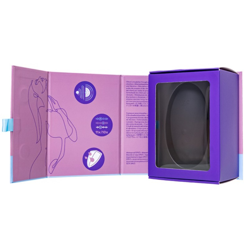 Вакуумно-волновой стимулятор клитора с вибрацией Satisfyer Vulva Lover 3 черный ДЕФОРМИРОВАННАЯ УПАКОВКА