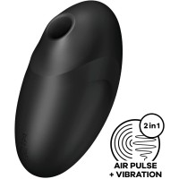 Вакуумно-волновой стимулятор клитора с вибрацией Satisfyer Vulva Lover 3 черный