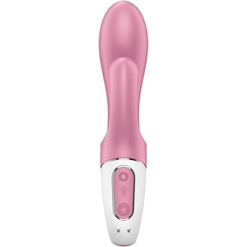 Расширяющийся вибратор с клиторальным стимулятором Satisfyer Air Pump Bunny 2