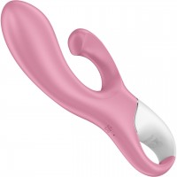 Расширяющийся вибратор с клиторальным стимулятором Satisfyer Air Pump Bunny 2