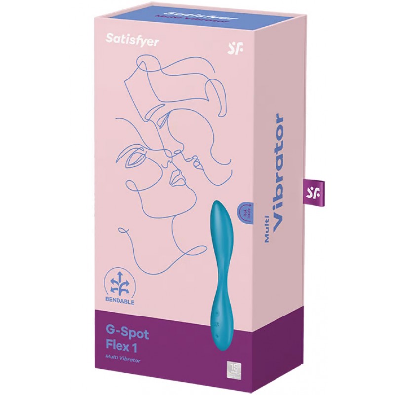 Гибкий вибратор для точки G Satisfyer G-Spot Flex 1 синий