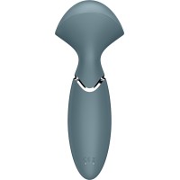 Перезаряжаемый мини-массажер с вибрацией Satisfyer Mini Wand-er серый